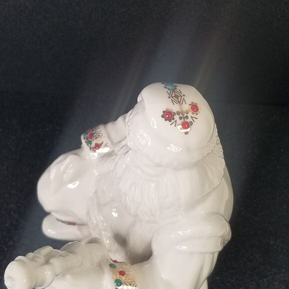 LENOX JEWELS Collection SANTA TOY SHOP 7"h Figurines #5 in Series 1998 - Picture 6 of 8